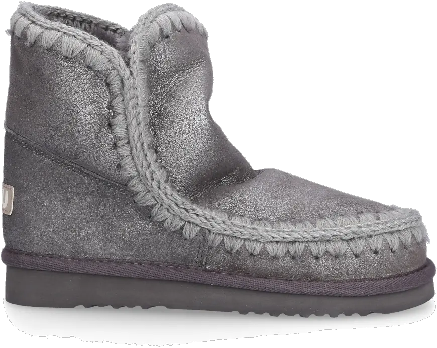 Mou Snowboots Eskimo 18 Suede Stitching Grey Round Toe Png Hogan Icon Irons