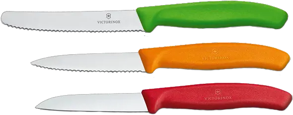Victorinox 3 Pack Paring And Utility Knife Set Knife For The Kitchen All Colors Png Knife Transparent