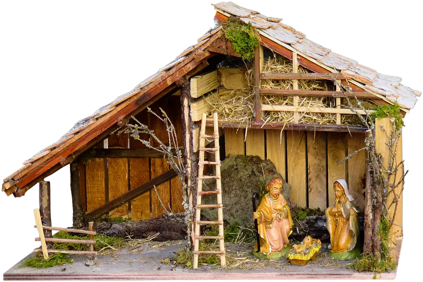 Religion Christmas Crib Free Photo On Pixabay Crib House For Christmas Png Crib Png