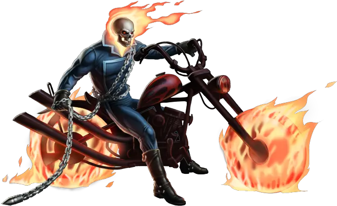 Ghost Rider Motorcycle Comic Png Ghost Rider Marvel Avengers Alliance Ghost Rider Transparent
