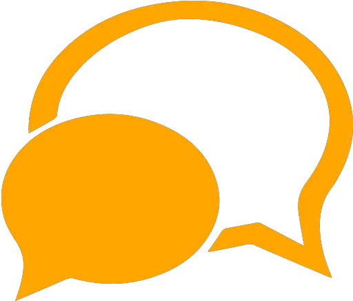 Orange Chat 4 Icon Chats Png Live Chat Icon Png