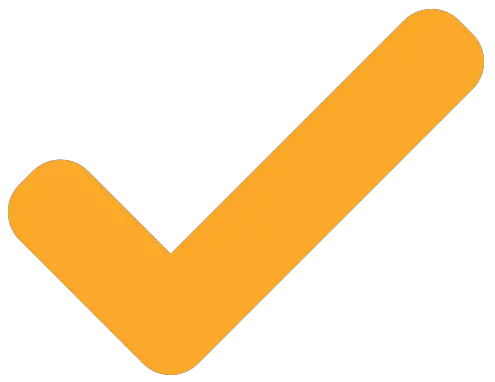 Orange Check Mark Symbol Check Mark Png Check Mark Symbol Png