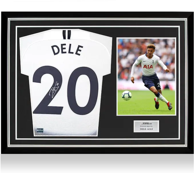 Dele Alli Back Signed Tottenham Hotspur Player Png Spurs Icon