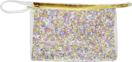 Jetsetter Pouch Png Glitter Confetti Png