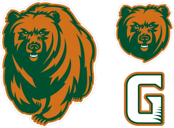 Grizzly Bear Georgia Gwinnett College Grizzly Paw Logo Transparent Png Chicago Bears Logo Png
