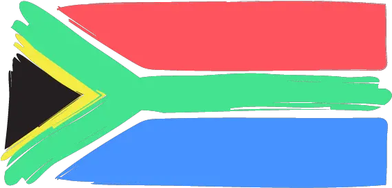 Download Hd Stylized South African Flag South African Flag South Africa Flag Transparent Png Flag Transparent Background