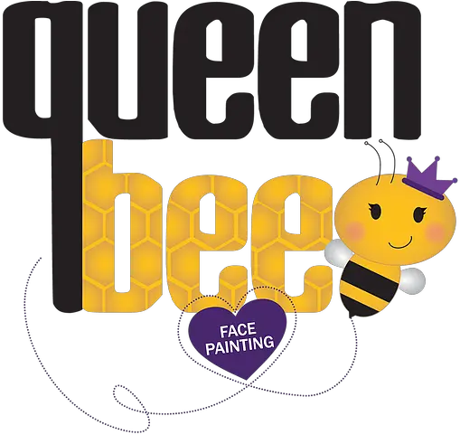 Queen Bee Face Painting Graphic Design Png Queen Bee Png