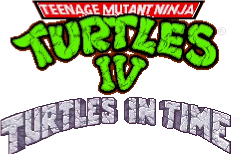 Teenage Mutant Ninja Turtles Iv Teenage Mutant Ninja Turtles Turtles In Time Logo Png Ninja Turtle Logo