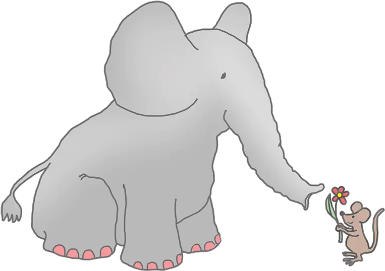 Elephant Clip Art Elephant And A Mouse Png Elephant Silhouette Png