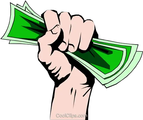 Fist Full Of Money Royalty Free Vector C 279690 Png Money In Hand Png Vector Money Clip Art Png