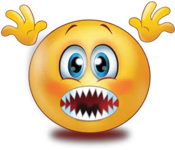 Scared Open Saw Tooth Mouse Emoji Shocking Emoji Png Scared Emoji Png