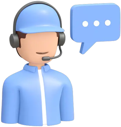 Premium Customer Support 3d Illustration Download In Png Logo Customer Support 3d Chat Support Icon