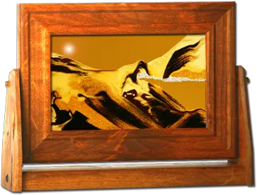 Sunset Orange Small Alder Wood Exotic Sands Picture Frame Png Sunset Transparent