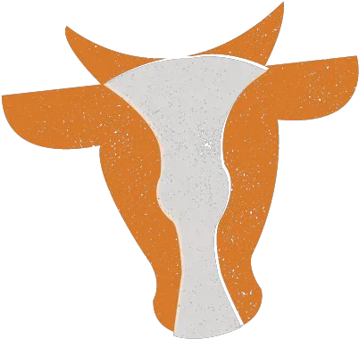 Cow Logo Seperate Orange Illustration Png Cow Logo