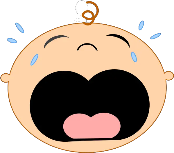 Crying Baby 3 Svg Clipart Dot Png Crying Baby Icon