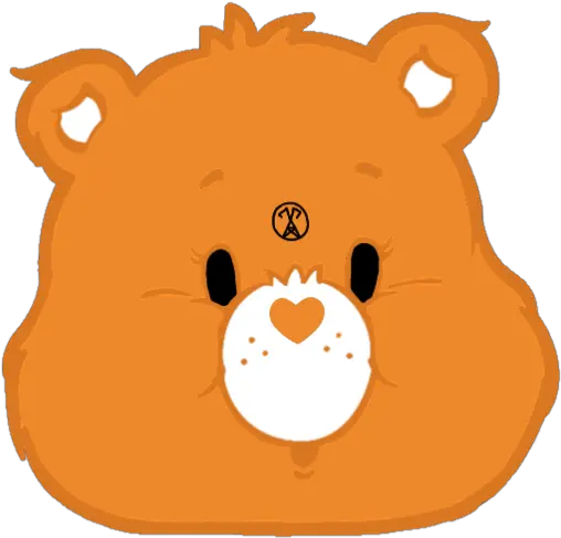 Orangecarebearblackeyes Discord Emoji Happy Png Orange Discord Icon