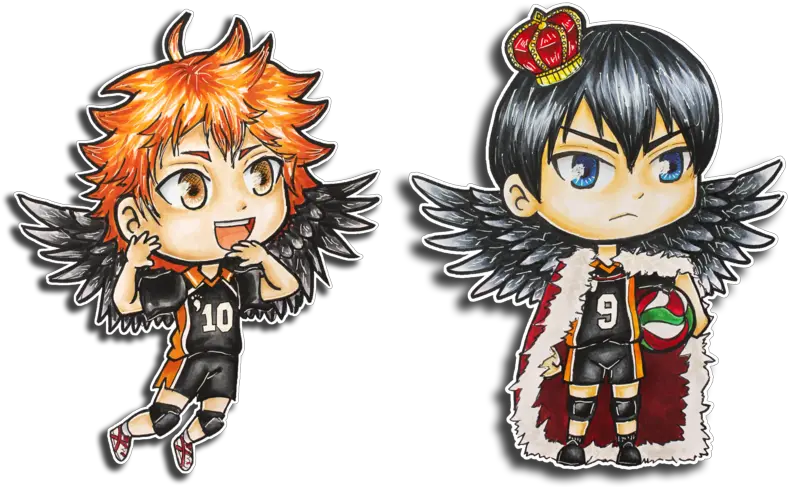 Hinata Dan Kageyama Haikyuu Png Image Cartoon Haikyuu Png