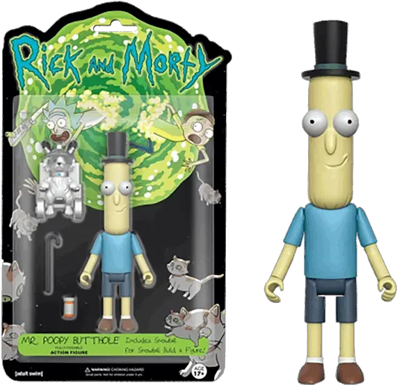 Rick And Morty Mr Poopy Butthole 5 Action Figure Rick And Morty Funko Figures Png Rick Sanchez Png