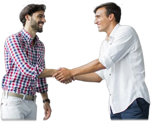 Download Man Shaking Hands With His Man Png Shaking Hands Png