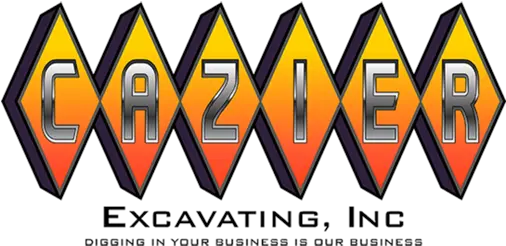 Cazierexcavating Vertical Png Excavator Logo