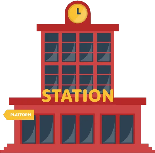 Free Icon Train Station Vector Png Train Station Icon Vector