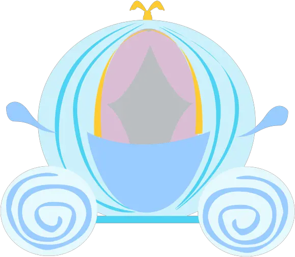 Disney Princess Icons Blue Cinderella Carriage Png Cinderella Png