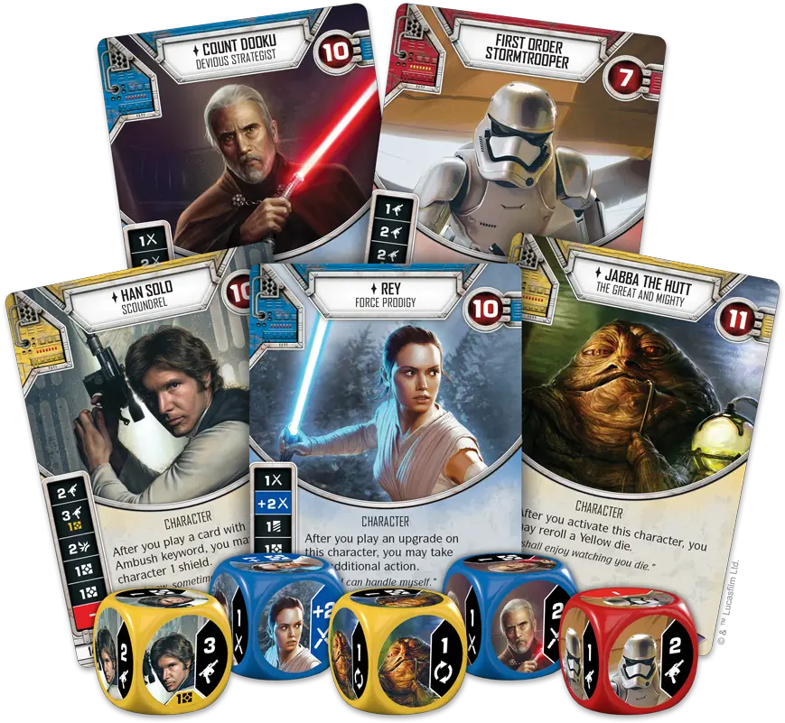 Star Wars Destiny In Outpost Star Wars Destiny Game Png Count Dooku Png