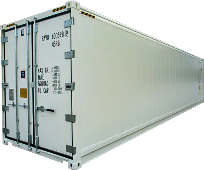 40ft High Cube Refrigerated Container Machine Png Cube Transparent Background