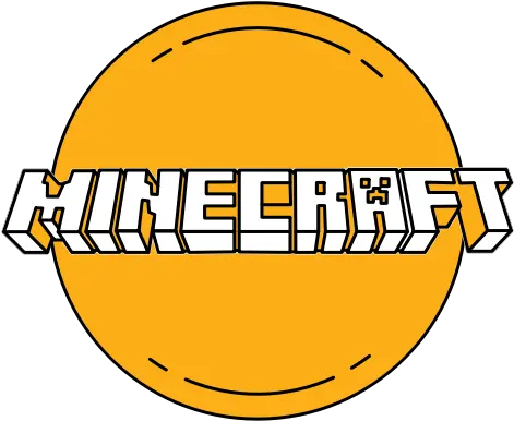Game Gaming Logo Minecaft Orange Icon Circle Png Gaming Logos