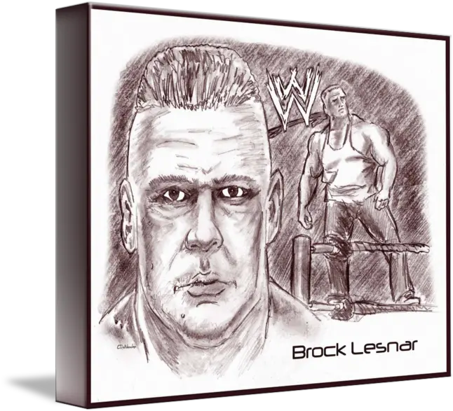 Brock Lesnar Sketch Png Brock Lesnar Transparent