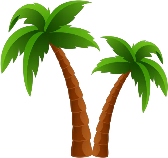 Png Hd Palm Tree Beach Transparent Beachpng Cartoon Palm Tree Vector Palms Png