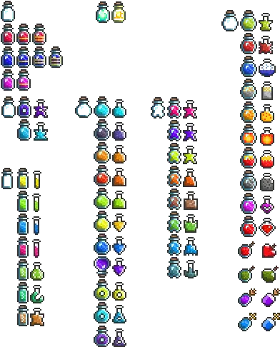 Attached Files Terraria Potions Full Size Png Download Terraria Potion Sprite Mana Potion Icon
