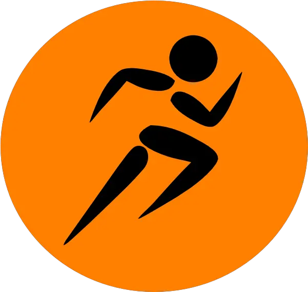 Man Running Orange Clip Art Vector Clip Art Running Clipart Transparent Png Running Man Logo