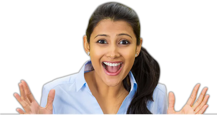 Indian Girl Surprise Face Png Images Excited Surprise Girl Png Girl Face Png