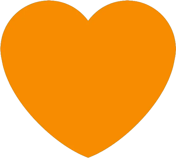 Free Orange Heart Transparent Download Clip Art Orange Heart Png Discord Transparent Background