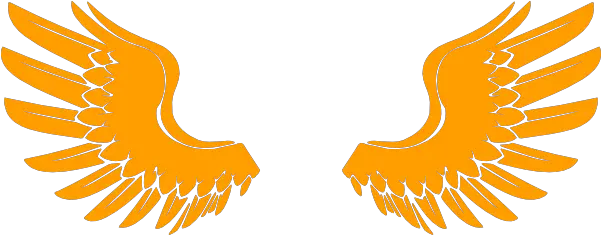Orange Wing Logo Logodix Clip Art Png Wings Vector Png
