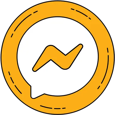 Communication Logo Message Messenger Messenger Icon Orange Png Messenger Logo