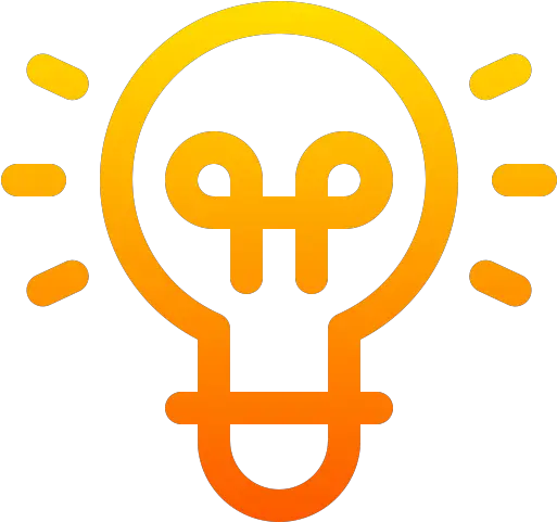 Light Bulb Free Technology Icons Png Orange Light Bulb Icon