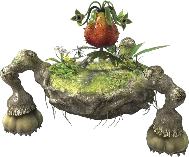 Quaggled Mireclops Pikipedia The Pikmin Wiki Pikmin 3 Quaggled Mireclops Png Rock Icon Dies