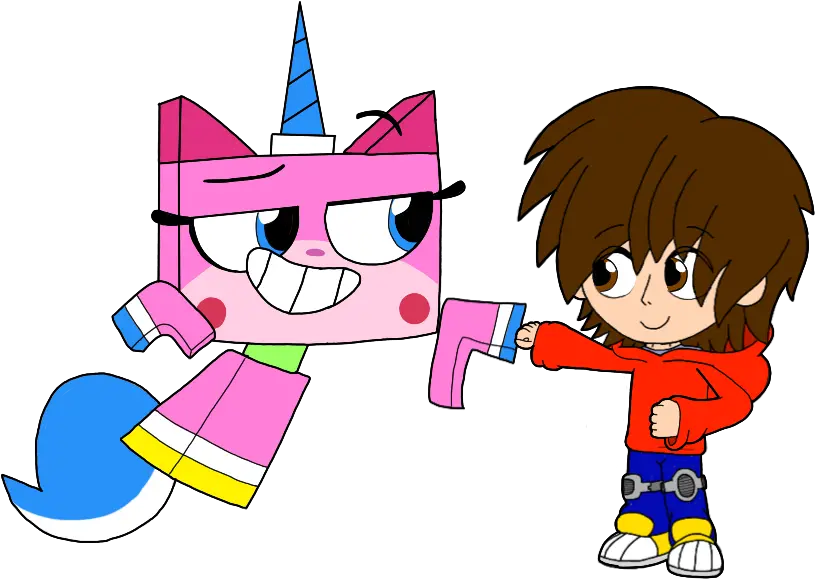 Sonic Unikitty Unikitty And Sonic The Hedgehog Png Fist Bump Png