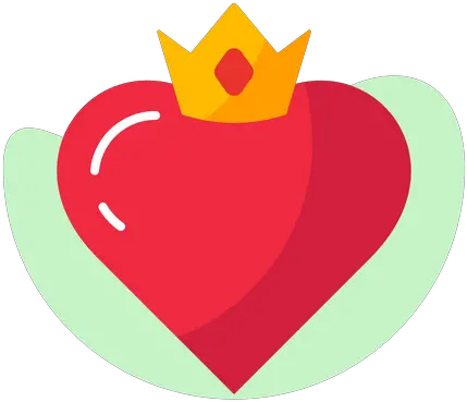 Heart Crown Icon Of Flat Style Language Png Heart Crown Png