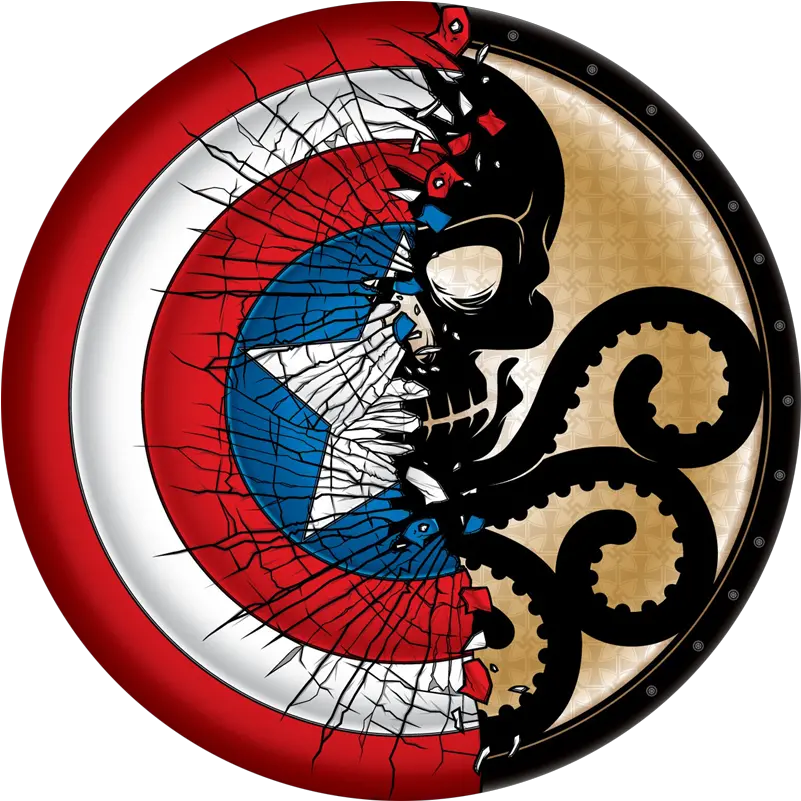 Download Marvel Now 2017 Spoilers Quicksilver Captain Captain America And Hydra Symbol Png Captain Marvel Logo Png
