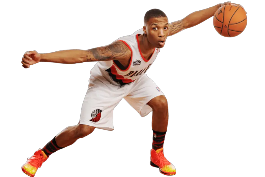 Basket Ball Player Damian Lillard Transparent Png Basketball Player Png