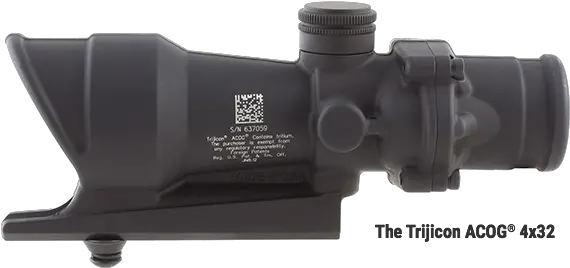 Trijicon History Acog Sight Side View Png Trijicon Logo