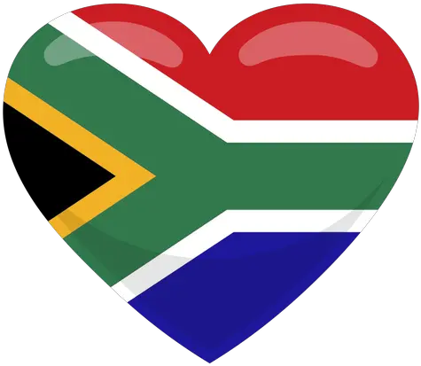 Transparent Png Svg Vector File South African Flag Heart Transparent Africa Png