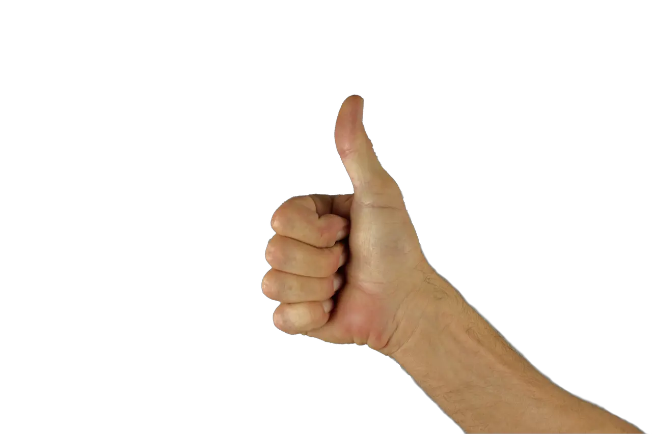 Thumbs Up Hand Png 5 Image Hand Thumbs Up Transparent Ok Hand Png