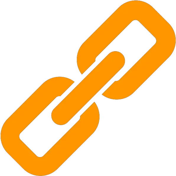 Orange Link Icon Link Hyperlink Icon Png Orange Icon Png