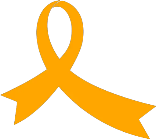Orange Ribbon 14 Icon Free Orange Ribbon Icons Ribbon Purple Transparent Png Orange Ribbon Png png
