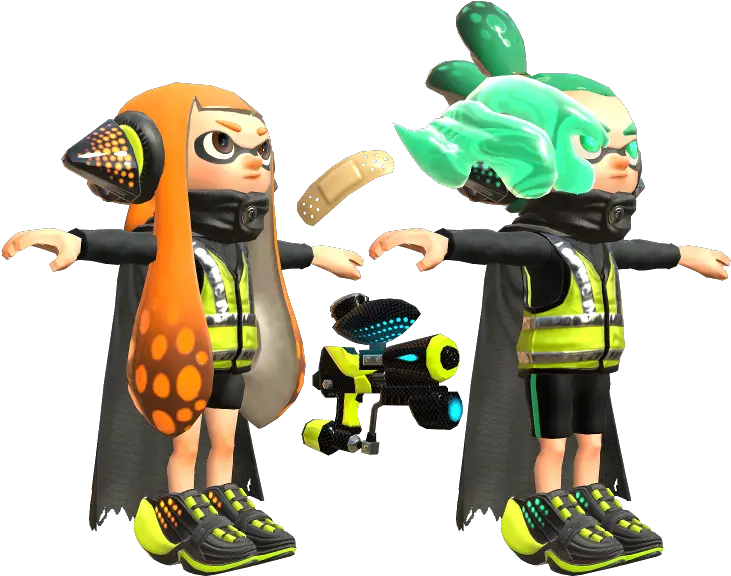 Nintendo Switch Splatoon 2 Agent 3 The Models Resource Action Figure Png Splatoon Png