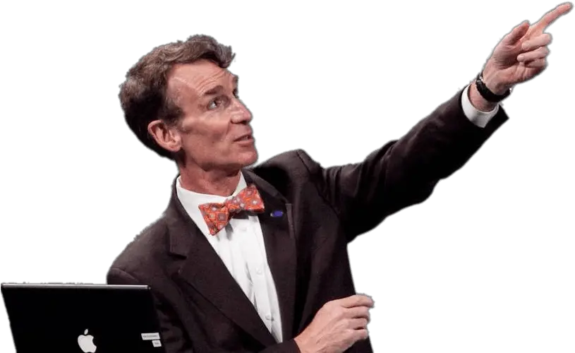 Download Bill Nye During Speech If Her Age Is On The Clock Png Bill Nye Png
